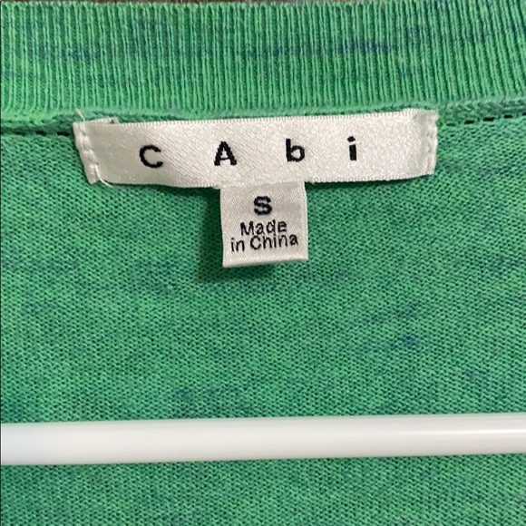 CAbi 697 Green Button Up Cardigan - Picture 3 of 6